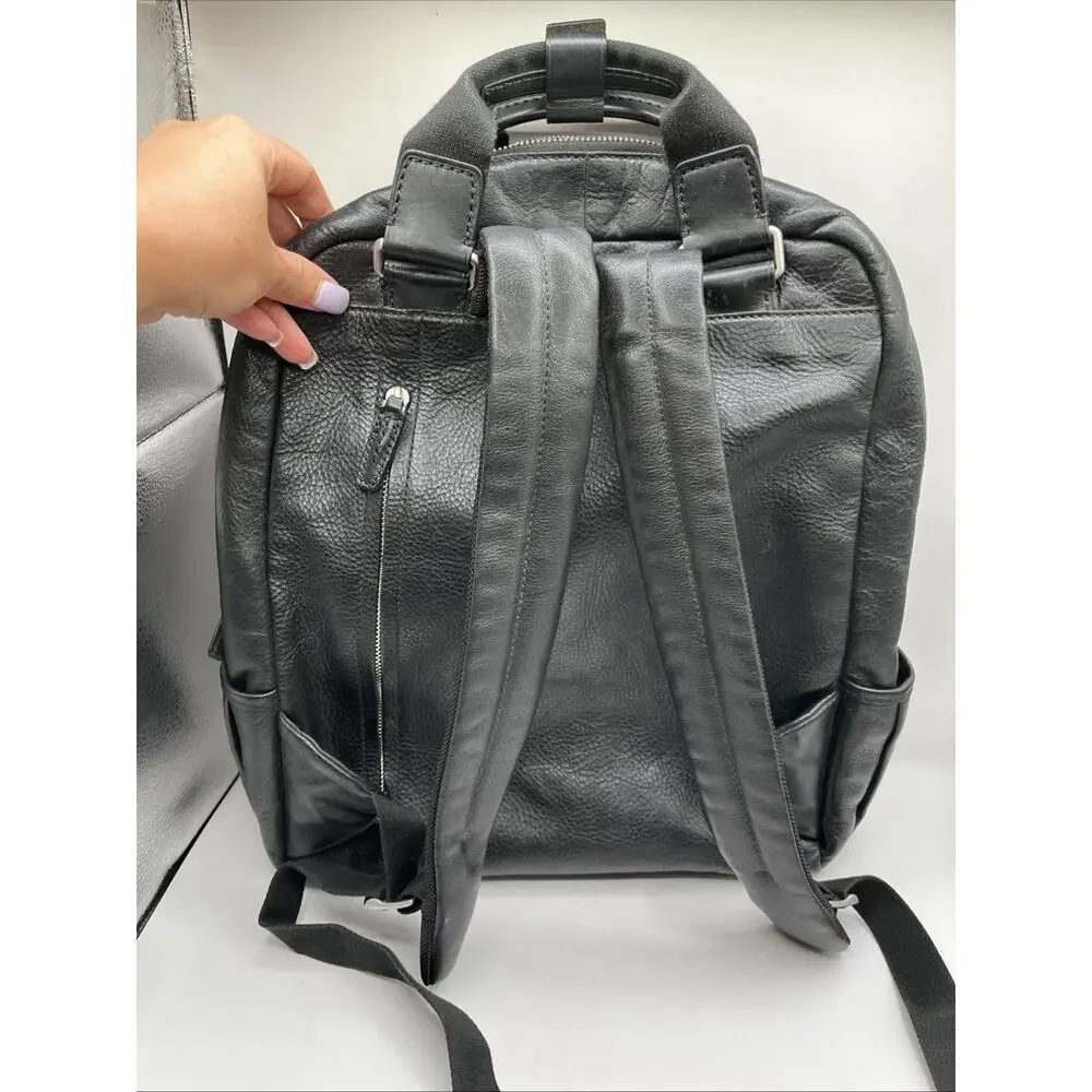 Tumi Laredo Dillon Backpack Vintage Discontinued Black Luxury Nappa Leather RARE